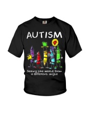 Autism Crayon Different Angle Youth T-Shirt thumbnail