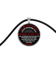 Viking Mommy Loves You Daughter Mom Cord Circle Necklace thumbnail