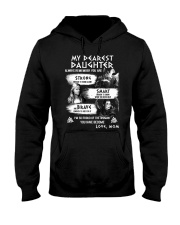 Always Remember Mom Daughter Viking Hooded Sweatshirt thumbnail