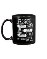 Always Remember Mom Daughter Viking Mug back