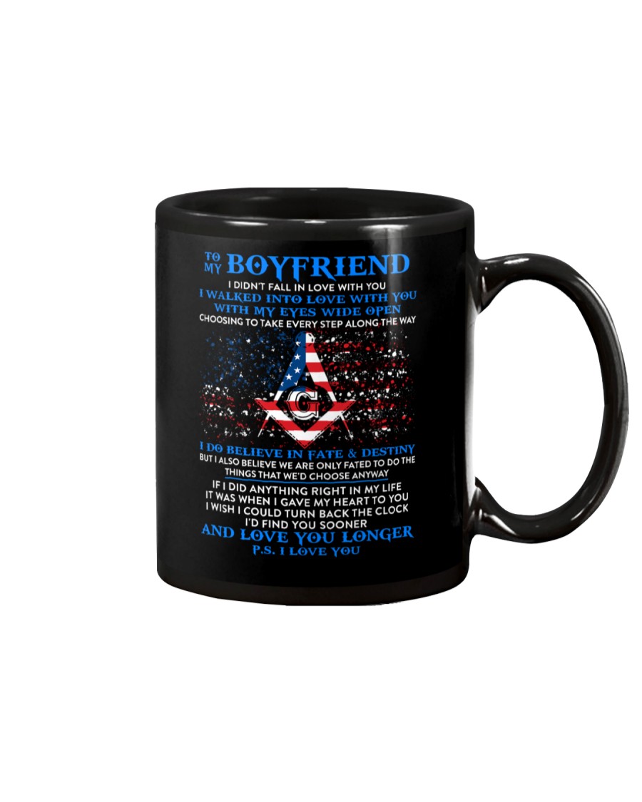 Freemason Boyfriend Believe In Fate Destiny Mug