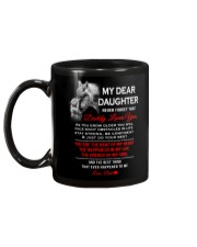 Wolf Dad Daughter Stay Strong Mug Mug back