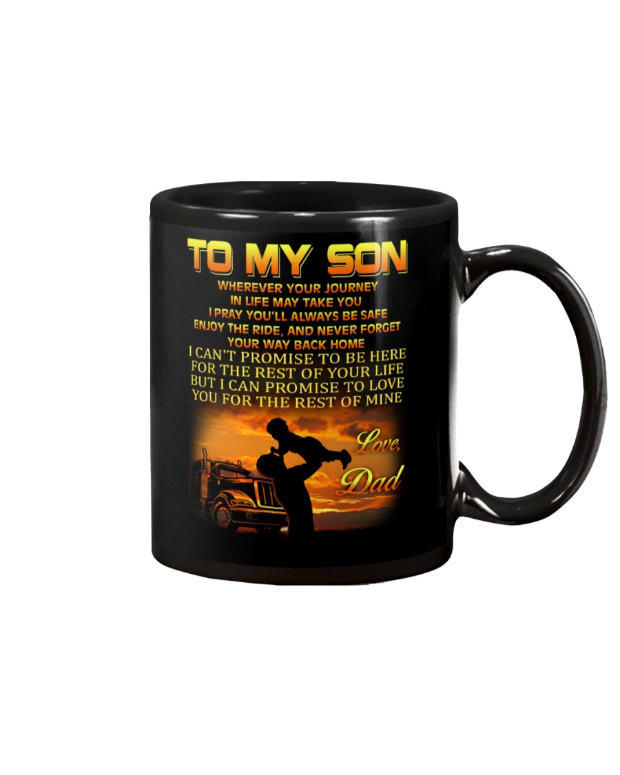 Trucker to my son mug Mug
