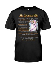 Faithful Partner True Love Wife Unicorn Classic T-Shirt thumbnail