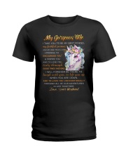 Faithful Partner True Love Wife Unicorn Ladies T-Shirt thumbnail