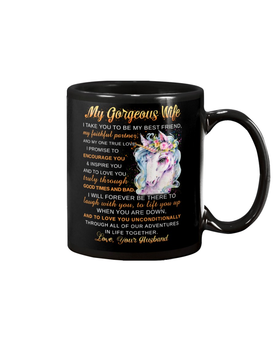 Faithful Partner True Love Wife Unicorn Mug