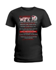 Faithful Partner True Love Wife Elephant Mug Ladies T-Shirt thumbnail