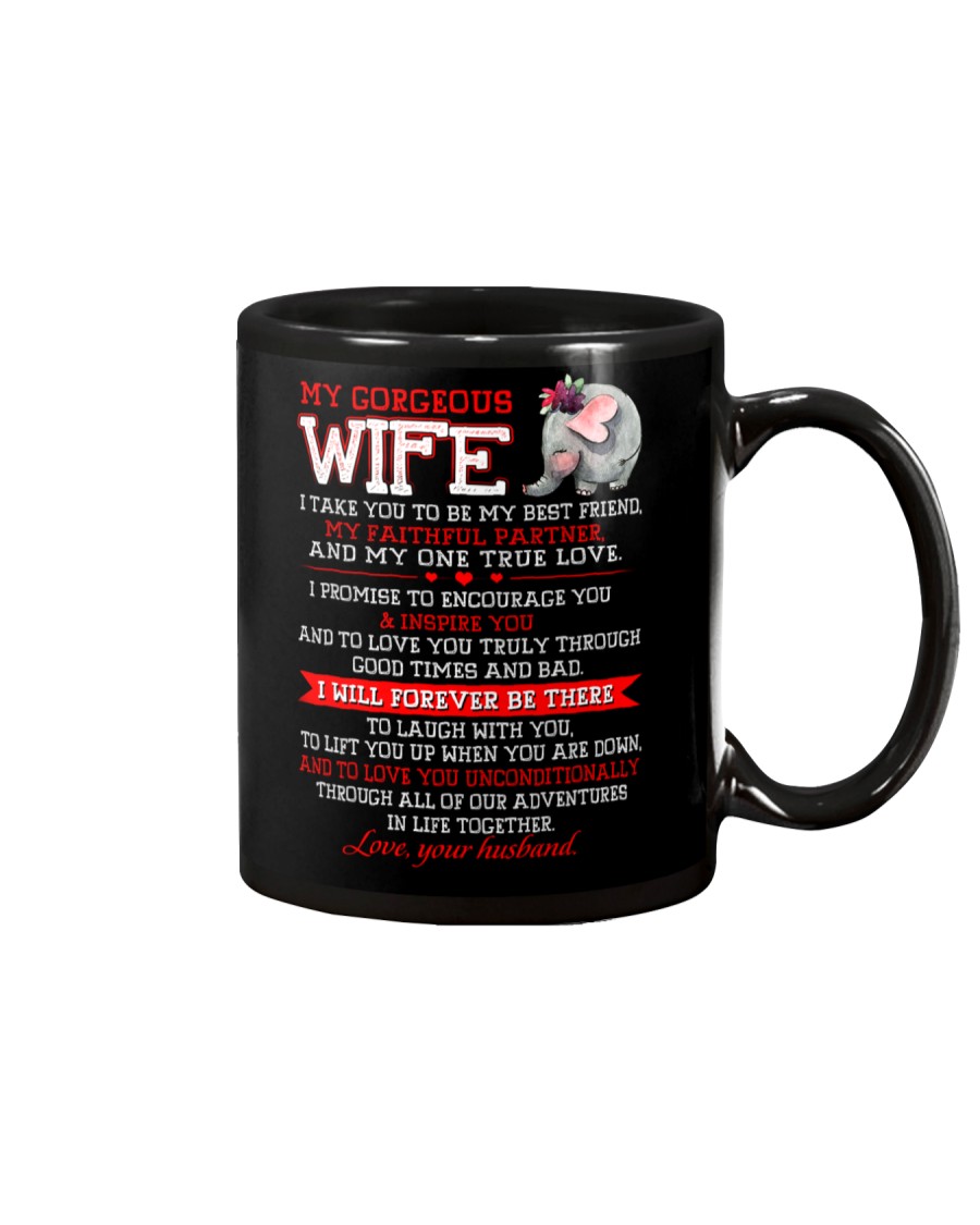 Faithful Partner True Love Wife Elephant Mug Mug