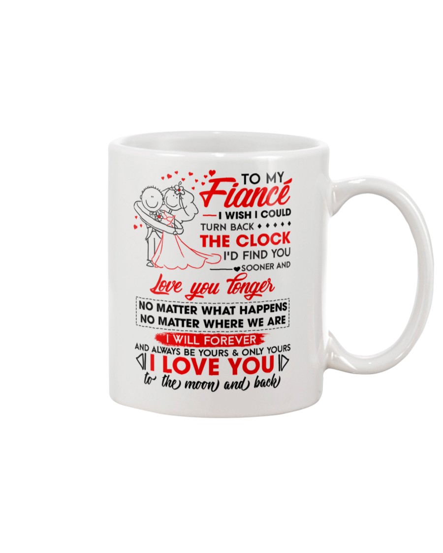 Family Fiance Be Yours Clock Moon Mug