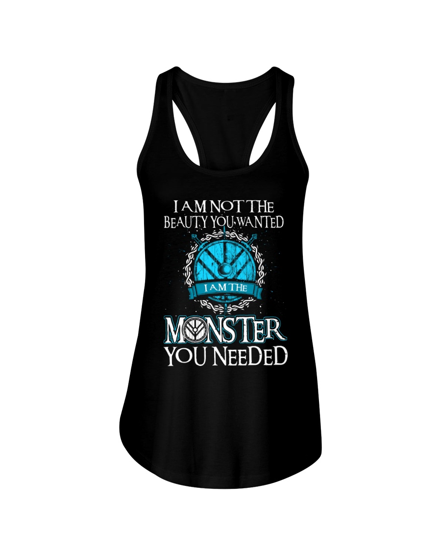 Shieldmaiden Beauty But Monster Ladies Flowy Tank