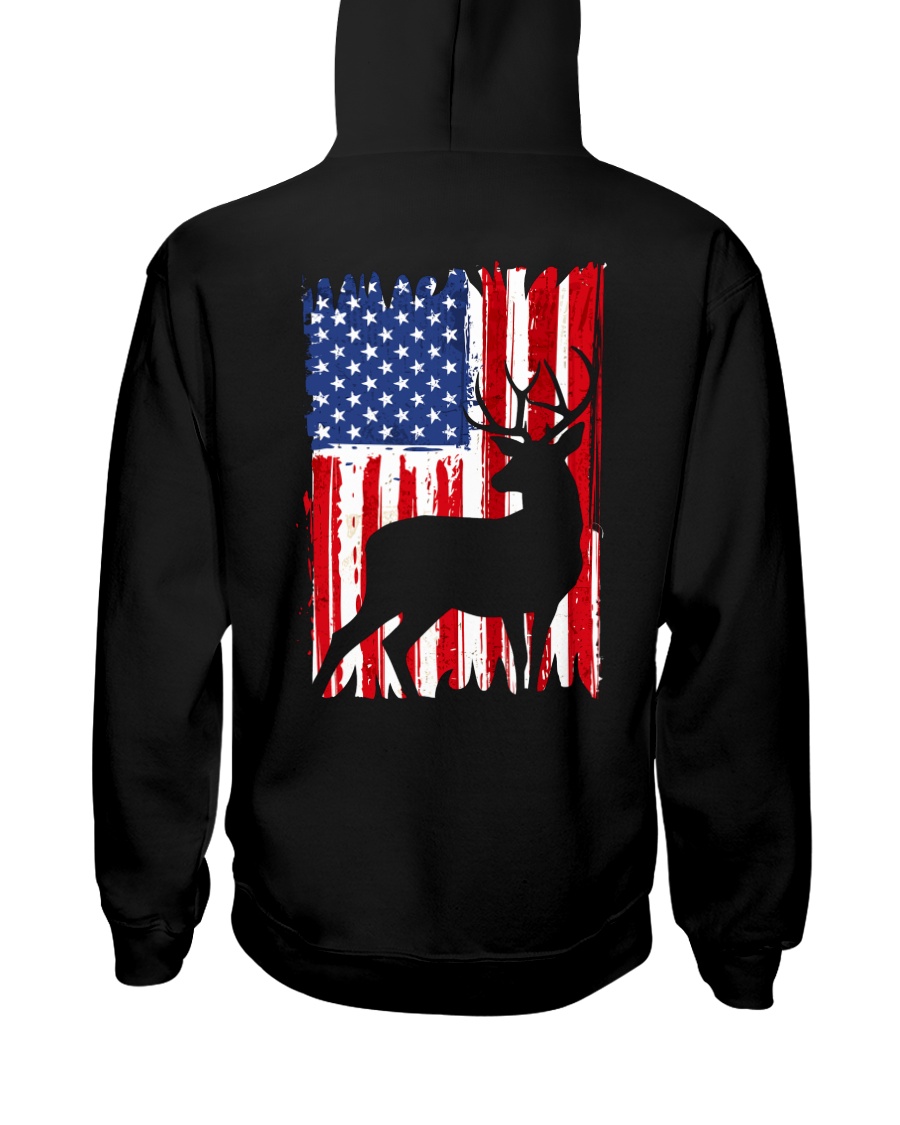 Hunting American flag Hooded Sweatshirt