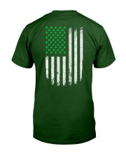 Patrick's day Flag shirt Classic T-Shirt back