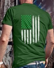 Patrick's day Flag shirt Classic T-Shirt lifestyle-mens-crewneck-back-2