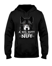 Wolf Big Butt Makes Me Nut Hooded Sweatshirt thumbnail