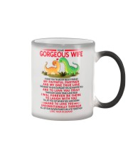 Dinosaur Faithful Partner True Love Wife Color Changing Mug thumbnail