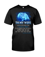 Wolf I Love You Wife Classic T-Shirt thumbnail