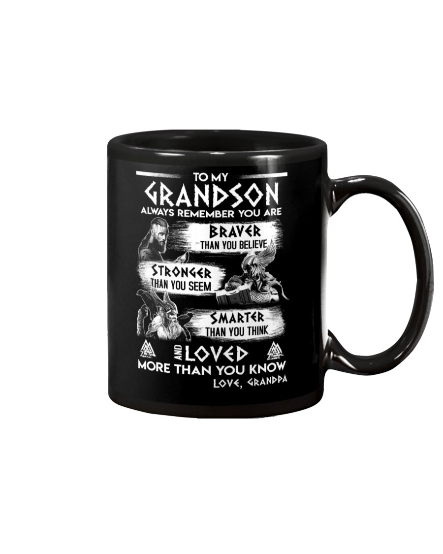Always Remember Grandson Viking Mug