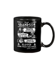 Always Remember Grandson Viking Mug front