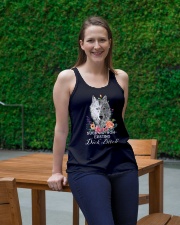 Suck My Non-Existing Dick Bitch Wolf Ladies Flowy Tank lifestyle-bellaflowy-tank-front-1