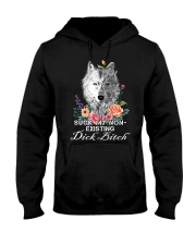 Suck My Non-Existing Dick Bitch Wolf Hooded Sweatshirt thumbnail