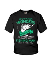 Fishing Dad Attitude Youth T-Shirt front