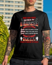 And God Said Let There Be A Firefighter Classic T-Shirt lifestyle-mens-crewneck-front-8