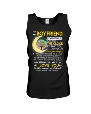 Reading Boyfriend Clock Ability Moon Unisex Tank tile