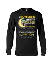 Reading Boyfriend Clock Ability Moon Long Sleeve Tee tile