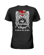 Daddy Guardian Angle Ladies T-Shirt back