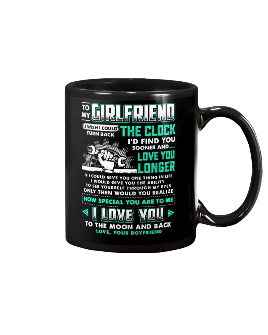 Mechanic Girlfriend Clock Ability Moon Mug