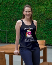 Unicorn Fitness Level Ladies Flowy Tank lifestyle-bellaflowy-tank-front-1