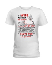 Family Wife The Clock The Moon Ladies T-Shirt thumbnail