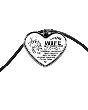 Unicorn I Love You Wife Cord Heart Necklace thumbnail