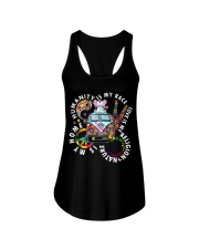Humanity Is My Race Elephant Shirt Ladies Flowy Tank thumbnail