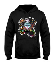 Humanity Is My Race Elephant Shirt Hooded Sweatshirt thumbnail