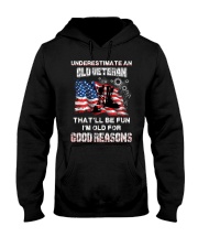 Veteran Underestimate me Hooded Sweatshirt thumbnail