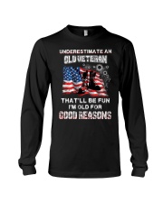 Veteran Underestimate me Long Sleeve Tee thumbnail