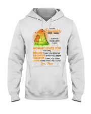Dinosaur Daughter Mom Mommy Loves You Hooded Sweatshirt thumbnail