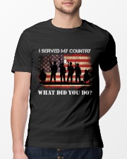 Veteran I served my country Classic T-Shirt lifestyle-mens-crewneck-front-13