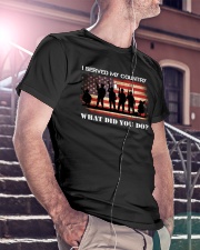 Veteran I served my country Classic T-Shirt lifestyle-mens-crewneck-front-5