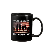 Veteran I served my country Mug tile