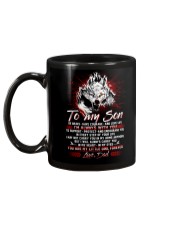 Wolf To My Son Dad Mug Mug back