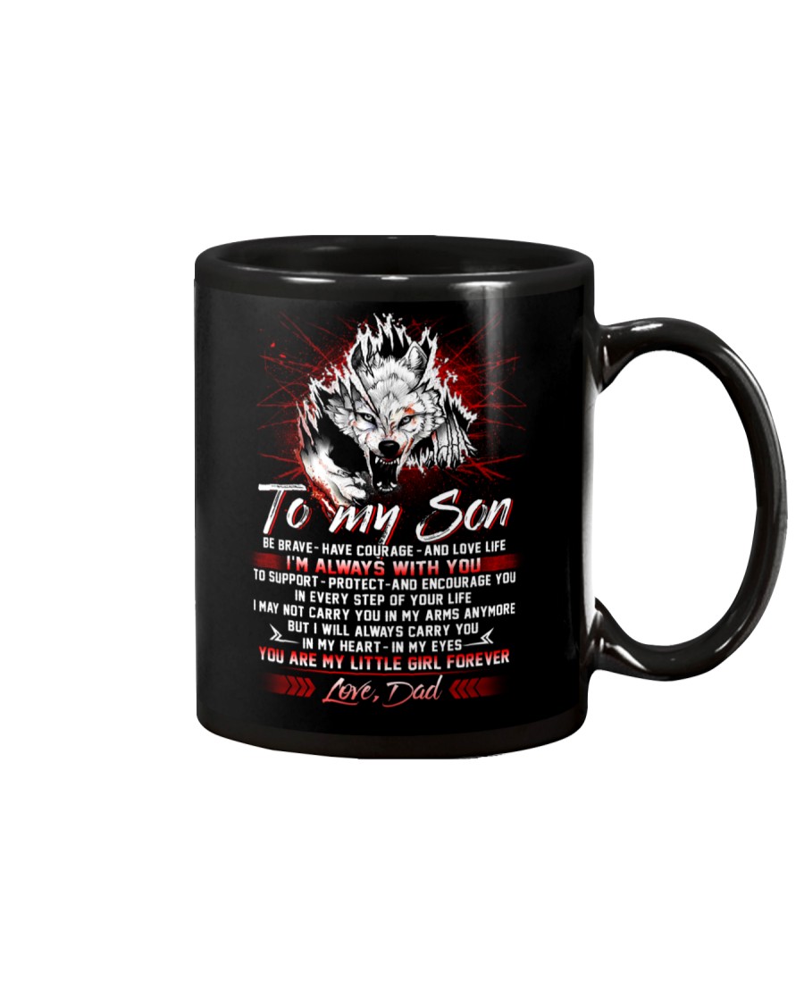 Wolf To My Son Dad Mug Mug