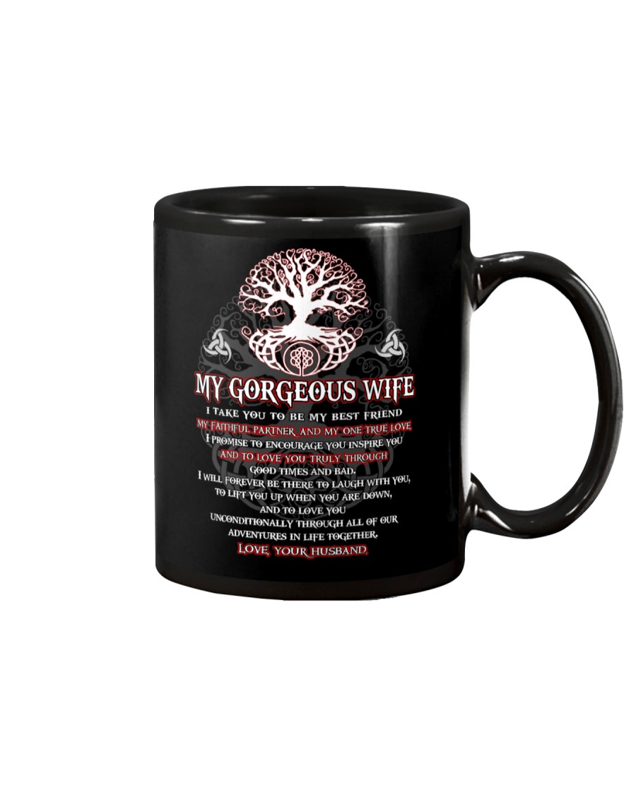 Faithful Partner True Love Wife Viking Mug