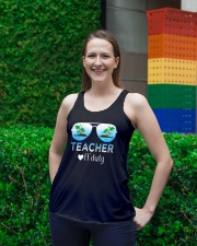Teacher off duty Ladies Flowy Tank lifestyle-bellaflowy-tank-front-2