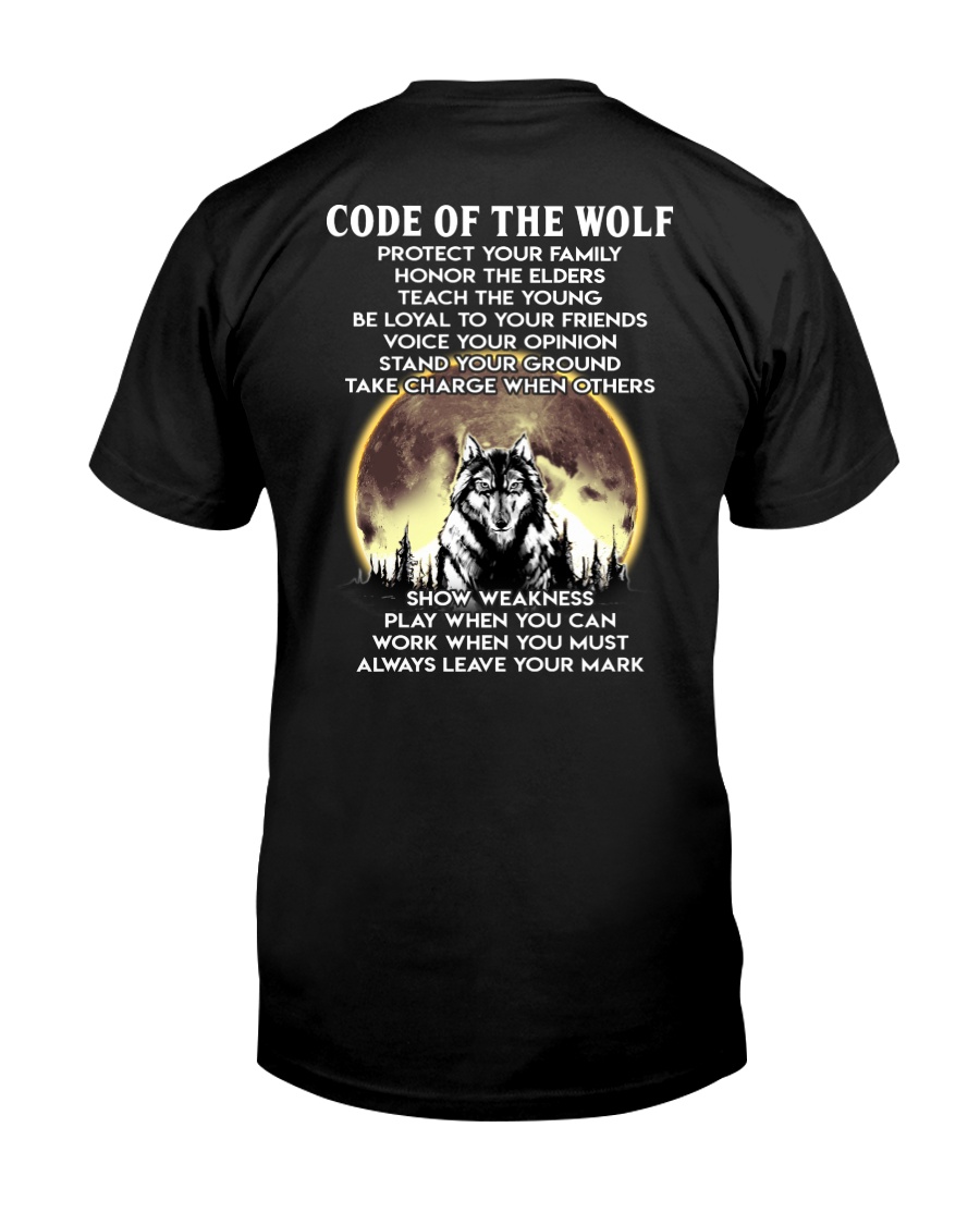 Code Of The Warrior Wolf Classic T-Shirt