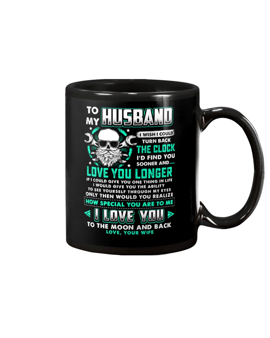Mechanic Husband Clock Ability Moon Mug