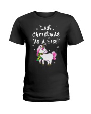 Last Christmas As A Miss Ladies T-Shirt thumbnail