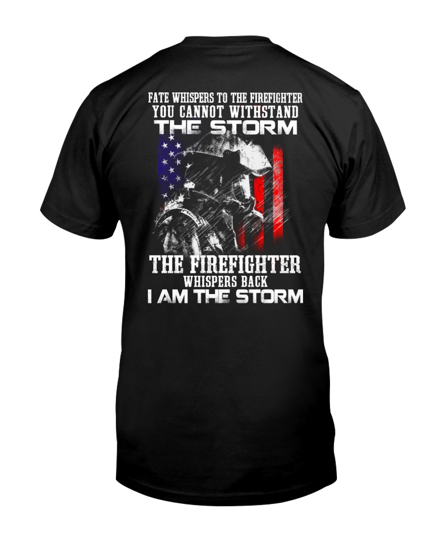 Firefighter whispers back Classic T-Shirt