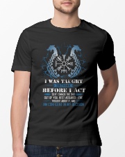 Viking Nordic Taught To Think Before Acting Classic T-Shirt lifestyle-mens-crewneck-front-13